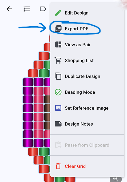 Export to PDF
